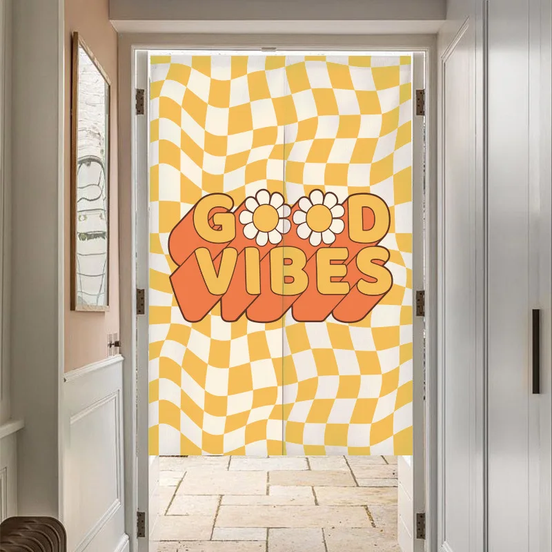 Noren Curtain Doorway - Zasłona do przebieralni z motywem retro