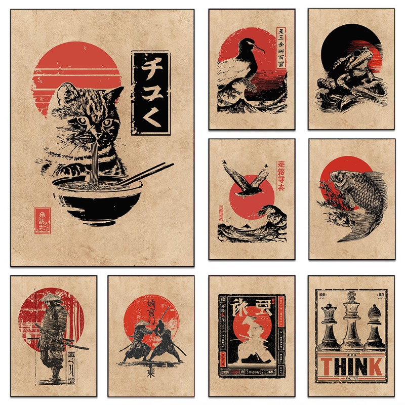 Vintage Japoński Plakat na Płó – Japanese Lifestyle Home recenzja i cena