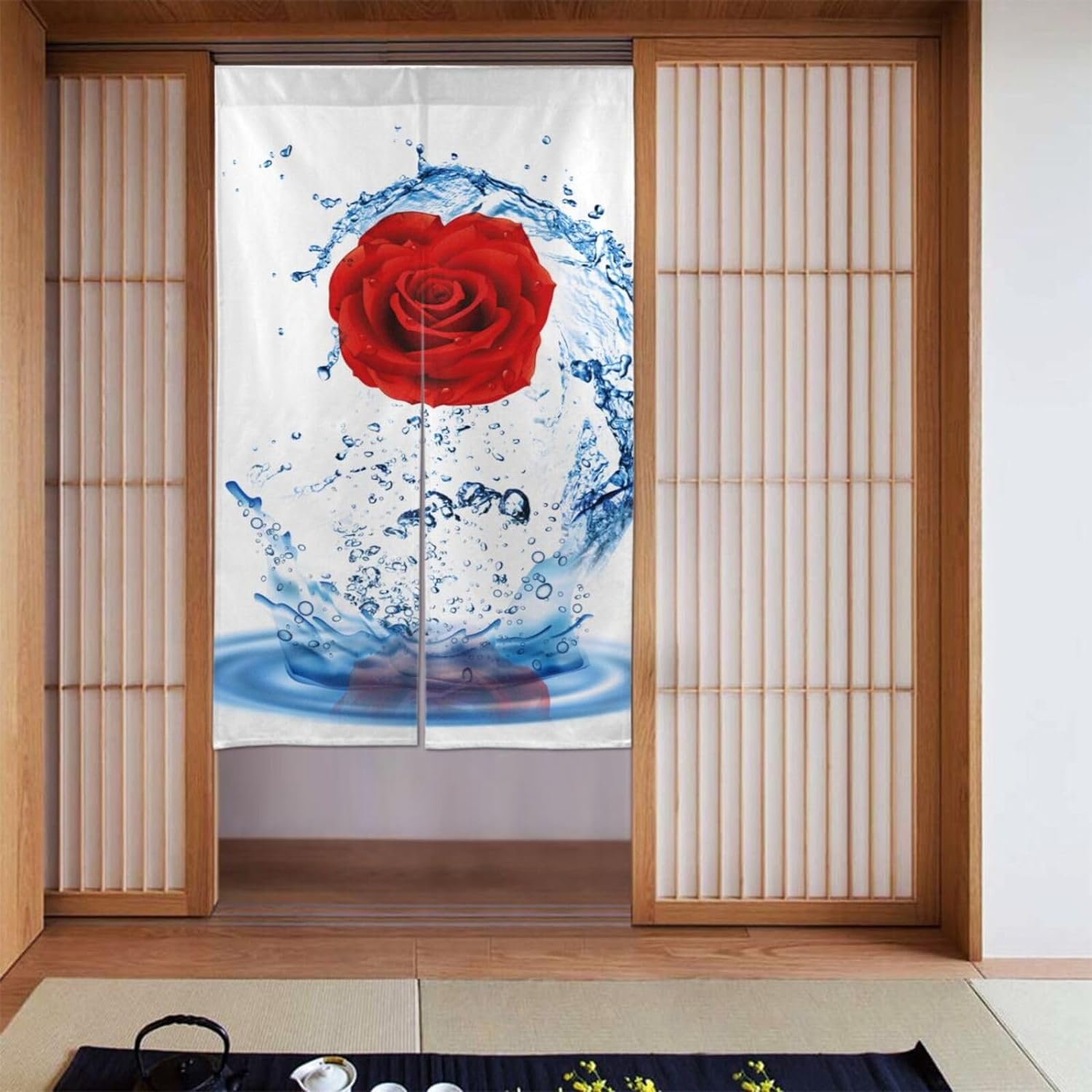 Romantyczna zasłona na drzwi z – Noren Curtain Doorway recenzja i cena